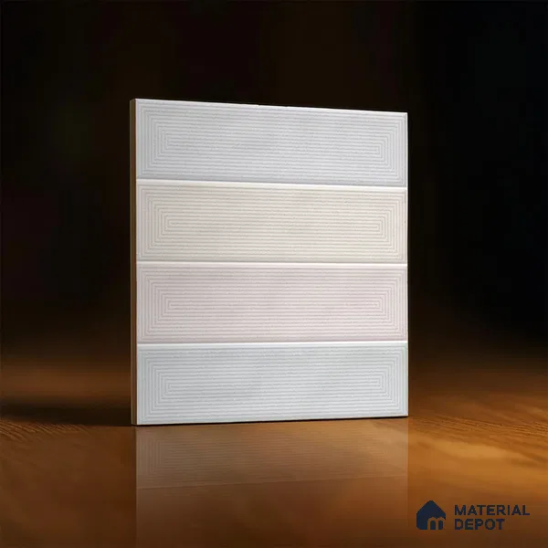 Faux Subway  Tile TL 07257 Sintra 4001 Granula 1 ft x 1 ft Ceramic Matte Finish - 9 mm  | 2 mm Spacer is Mandatory | Please Expect a Slight Variation of Pattern (Sample)